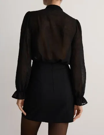Fusta Reserved, negru Negru