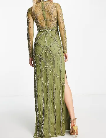 Rochie lunga ASOS, verde
