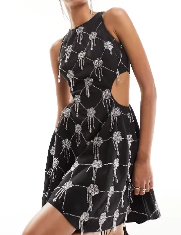 Rochie scurta ASOS, negru