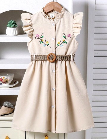 Rochie Shein Kids, crem