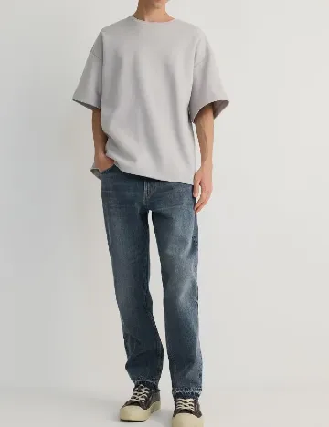 Tricou Oversize Reserved, gri