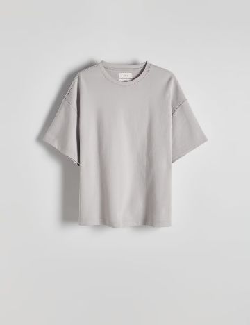 Tricou Oversize Reserved, gri