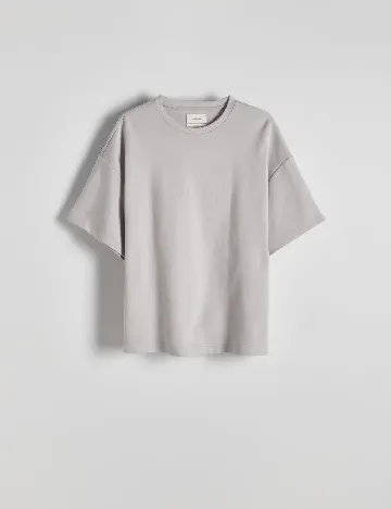 Tricou Oversize Reserved, gri