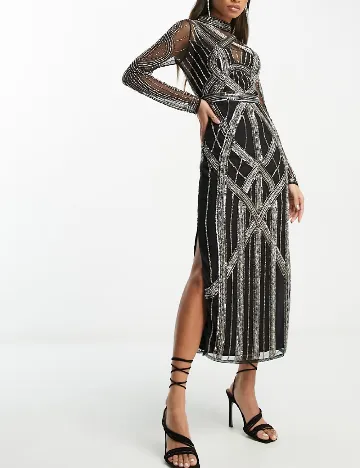 Rochie lunga ASOS, negru