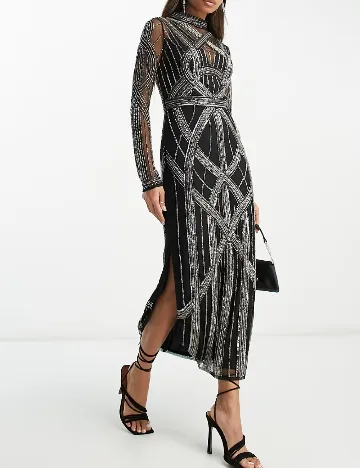 Rochie lunga ASOS, negru