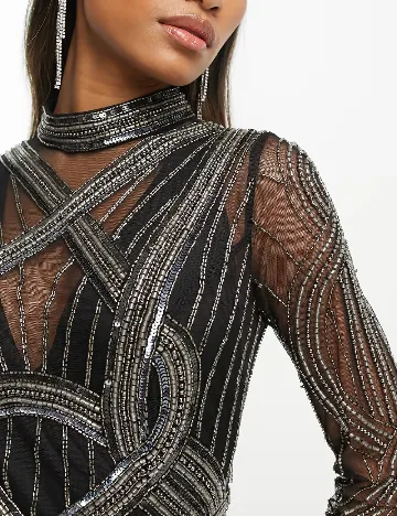 Rochie lunga ASOS, negru