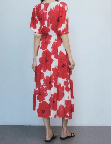 Rochie medie Reserved, rosu