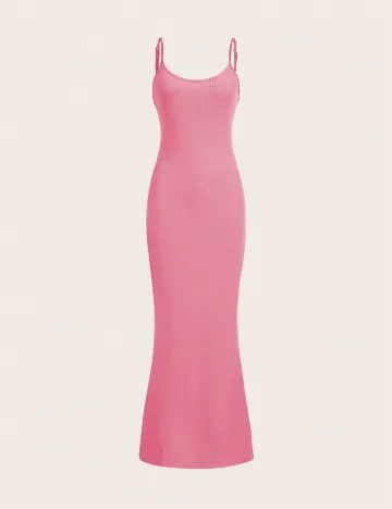 Rochie lunga SHEIN CURVE, roz