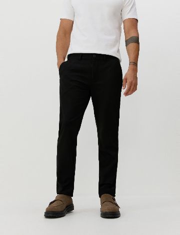 Pantaloni Reserved, negru