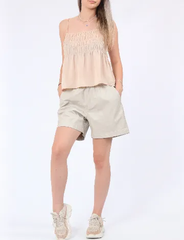 Pantaloni scurti ASOS, crem