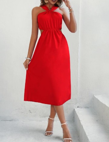 Rochie medie SHEIN, rosu