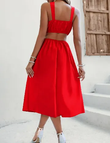 Rochie medie SHEIN, rosu
