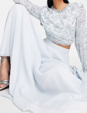Fusta ASOS, bleu