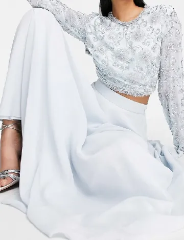 Fusta ASOS, bleu