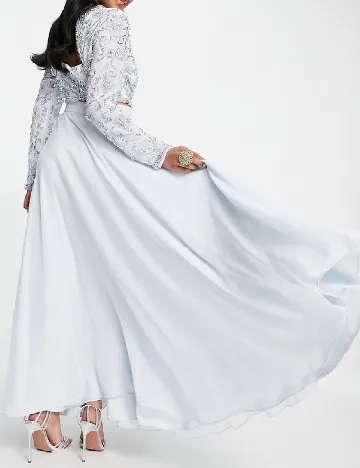 Fusta ASOS, bleu
