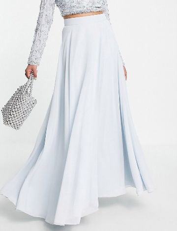 Fusta ASOS, bleu
