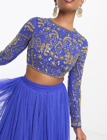 Top ASOS, albastru