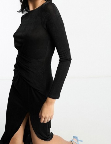 Rochie medie ASOS, negru