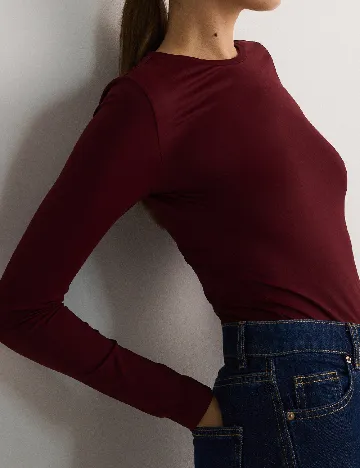 Bluza Reserved, visiniu