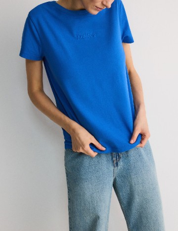 Tricou Reserved, albastru