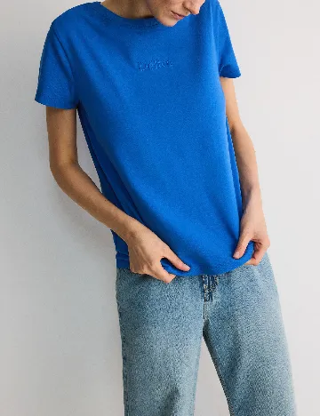 Tricou Reserved, albastru