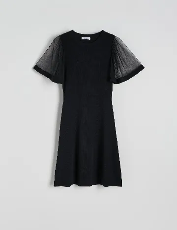 Rochie scurta Reserved, negru