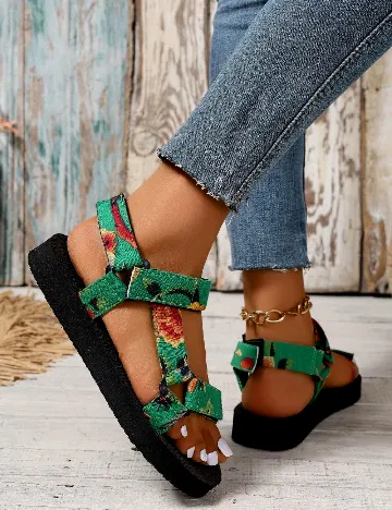 Sandale SHEIN, verde