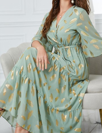 Rochie lunga SHEIN, verde