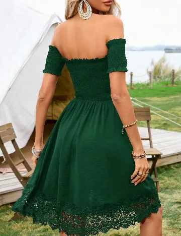 Rochie scurta SHEIN, verde
