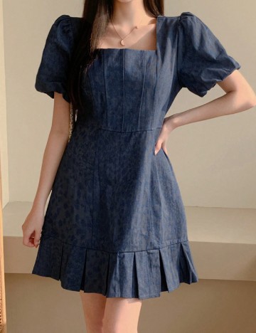 Rochie scurta Dazy, albastru