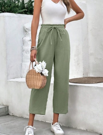 Pantaloni SHEIN, verde