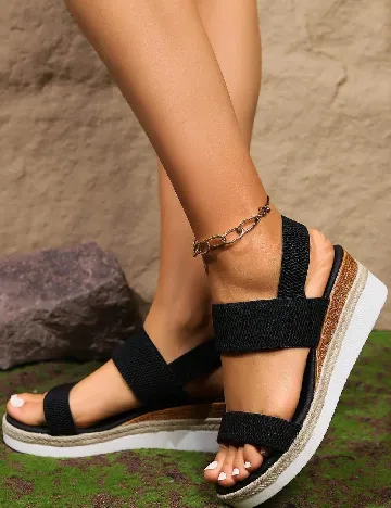 Sandale SHEIN, negru