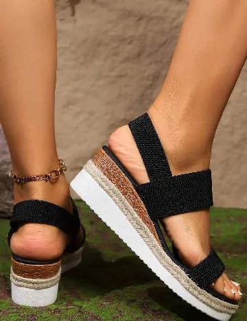 Sandale SHEIN, negru
