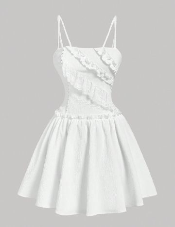 Rochie scurta SHEIN, alb