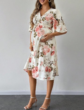 Rochie medie SHEIN, crem
