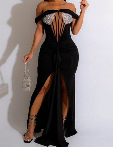 Rochie lunga SHEIN, negru