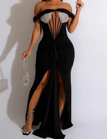 Rochie lunga SHEIN, negru