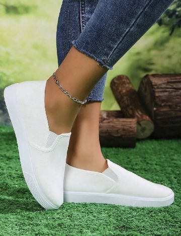 Espadrile SHEIN, alb