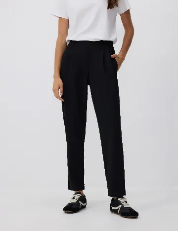 Pantaloni Reserved, negru