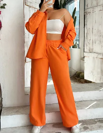 Compleu SHEIN CURVE, portocaliu