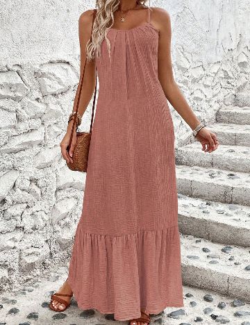 Rochie lunga SHEIN, roz