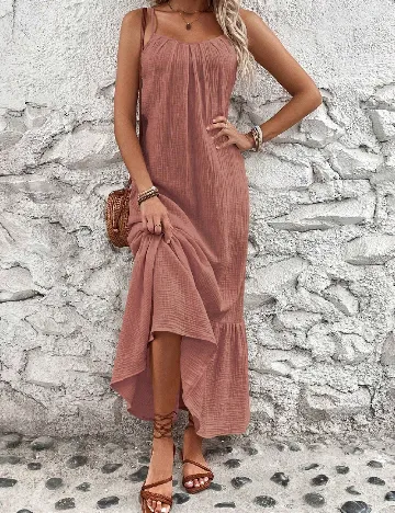 Rochie lunga SHEIN, roz