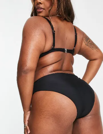 Chilot de baie Ivory Rose Curve, negru