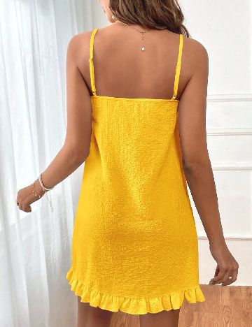 Rochie scurta SHEIN, galben