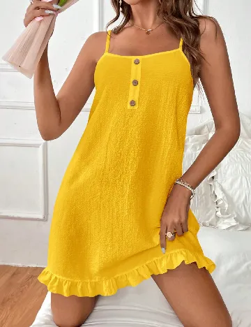 Rochie scurta SHEIN, galben