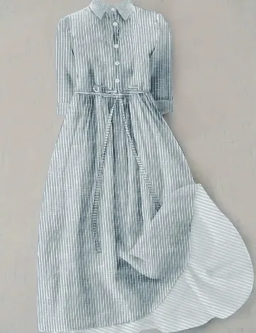 Rochie lunga SHEIN, albastru
