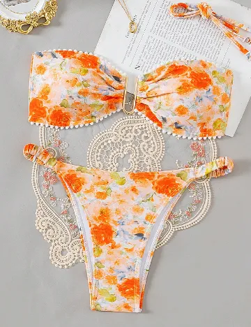 Costum de baie SHEIN, portocaliu