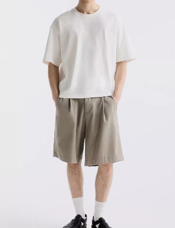 Pantaloni scurti Pull&Bear, bej