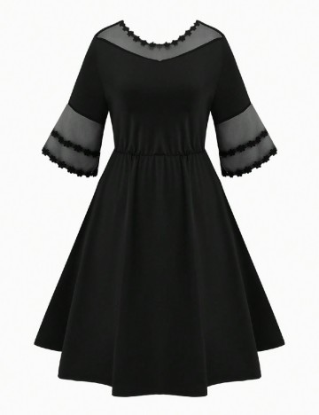 Rochie scurta SHEIN CURVE, negru