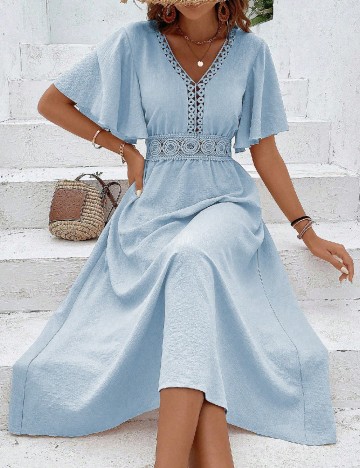 Rochie lunga SHEIN, albastru